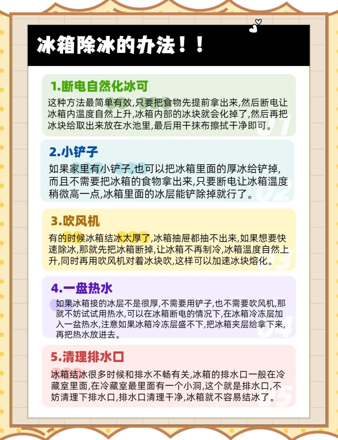 清理冰箱冰妙招