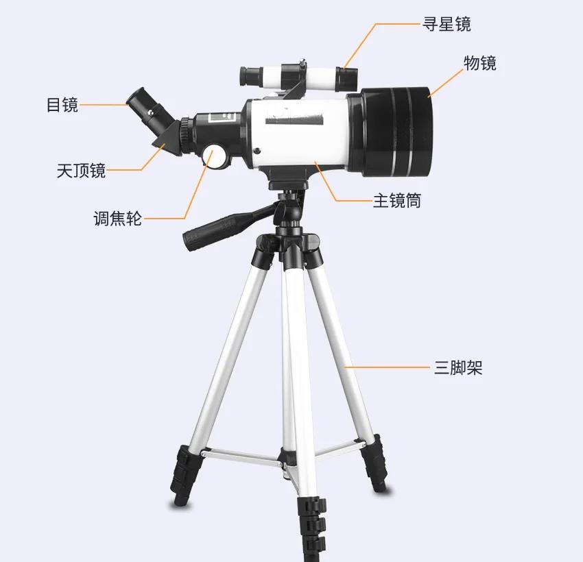 自制高倍望远镜方法