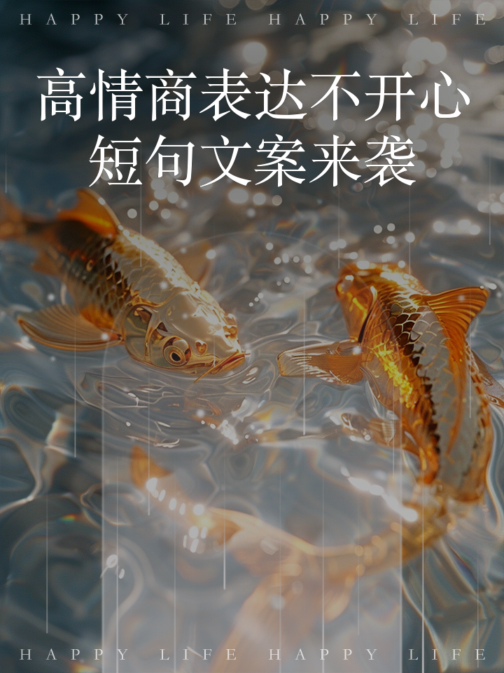 不开心的句子心情短语