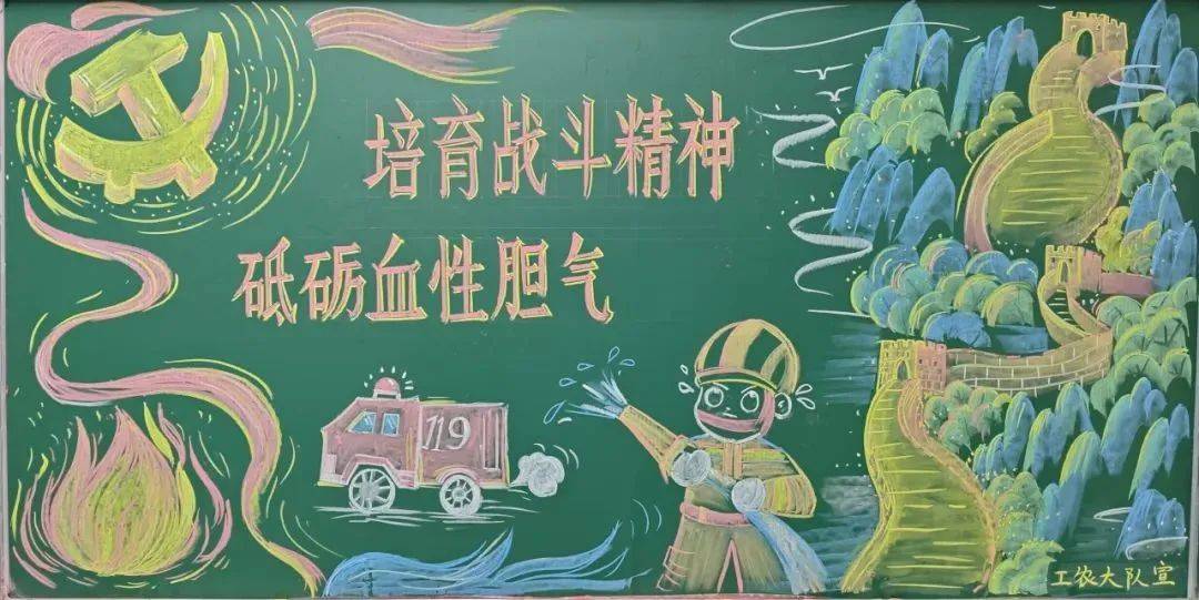 火箭炮换季保养的黑板报黑板报图片大全