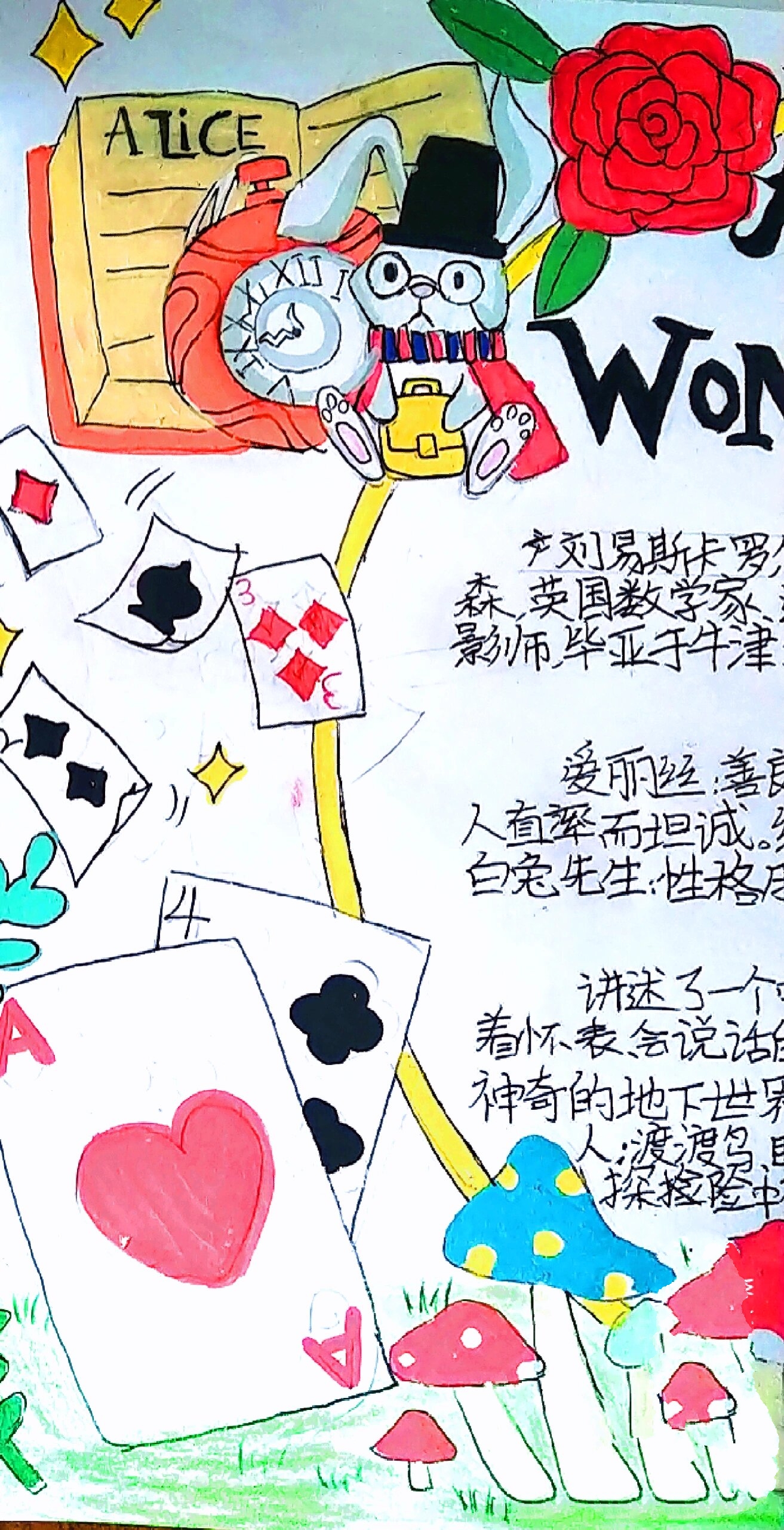 爱丽丝漫游奇境主要内容简介